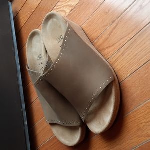 NWOB Birkenstock Papillio Namica Rivet Womens Wedge Heel Sandal